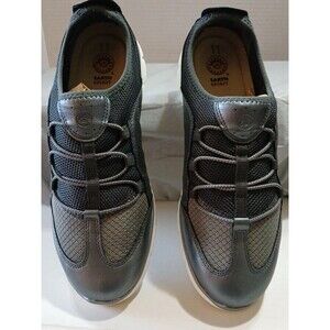 Earth Spirit Metalic Gray Casual Slip-On Comfort Loafers Womens Size 11 Shoes